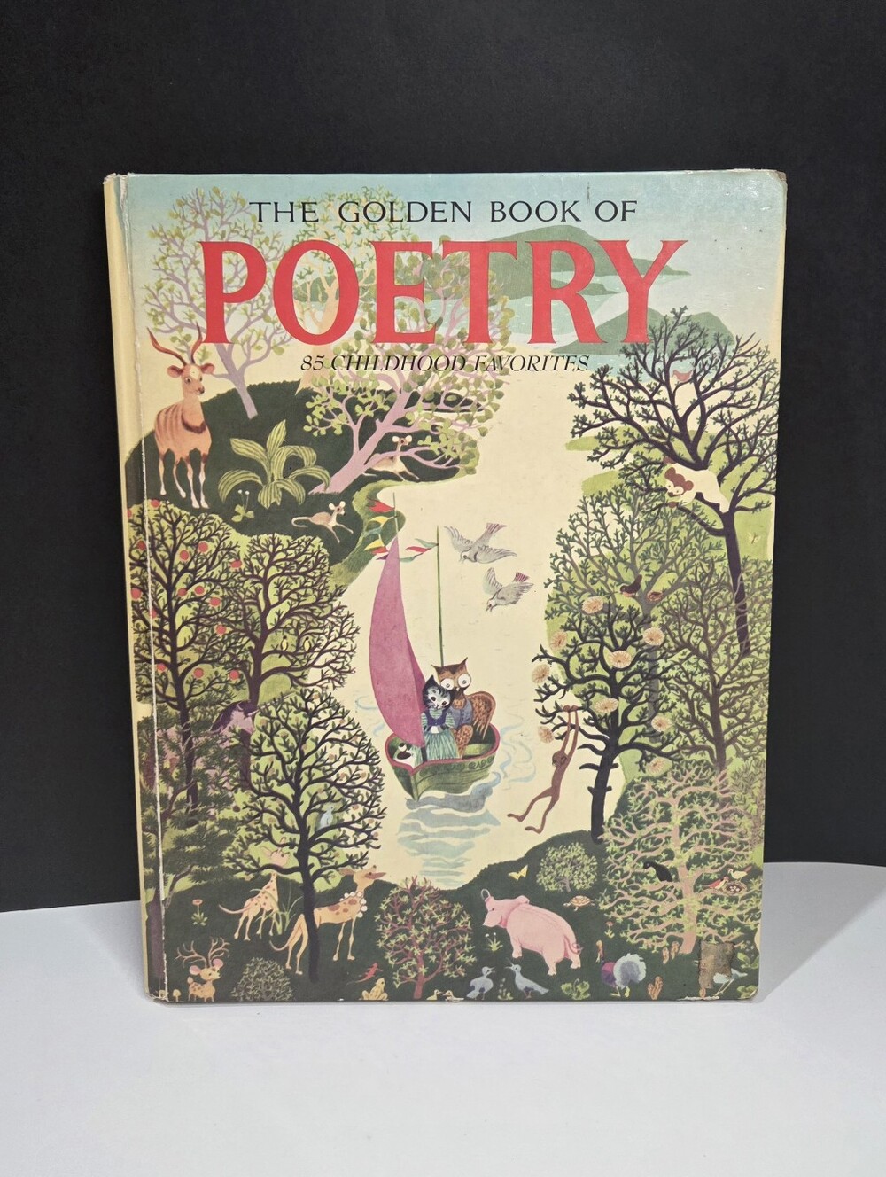 The Golden Book of Poetry - 85 Childhood Favorites / Hardcover 1974 23rd Print